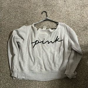 Pink off shoulder sweater